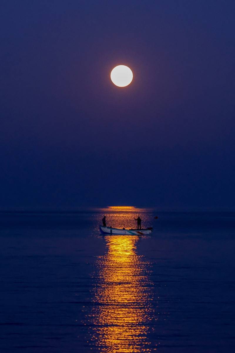 Yakamoz izleri... Görüntüler Van'dan 9