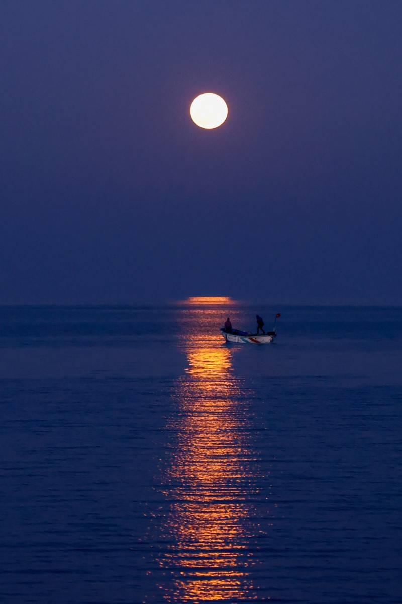 Yakamoz izleri... Görüntüler Van'dan 15