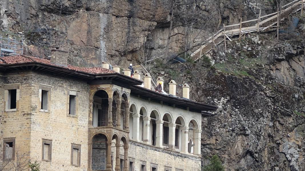Sümela Manastırı'ndaki şapel turizme açılacak 1