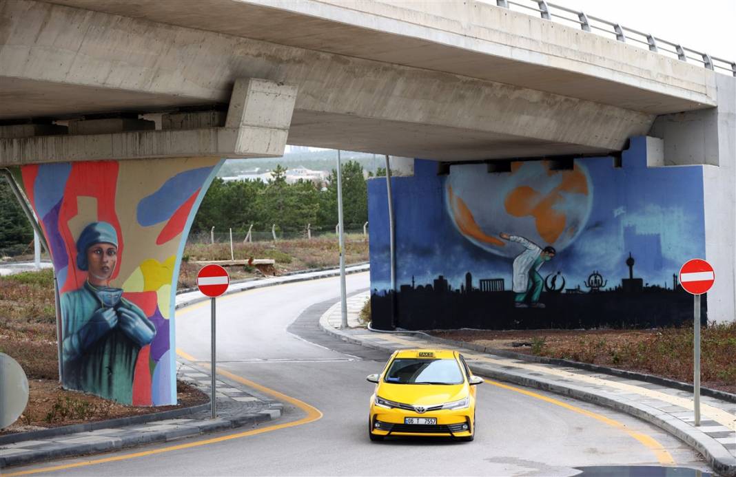 Mansur Yavaş sosyal medyadan paylaştı! Sağlık çalışanlarına grafiti yolu 29