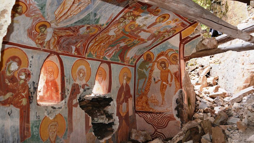 Sümela Manastırı'ndaki şapel turizme açılacak 5