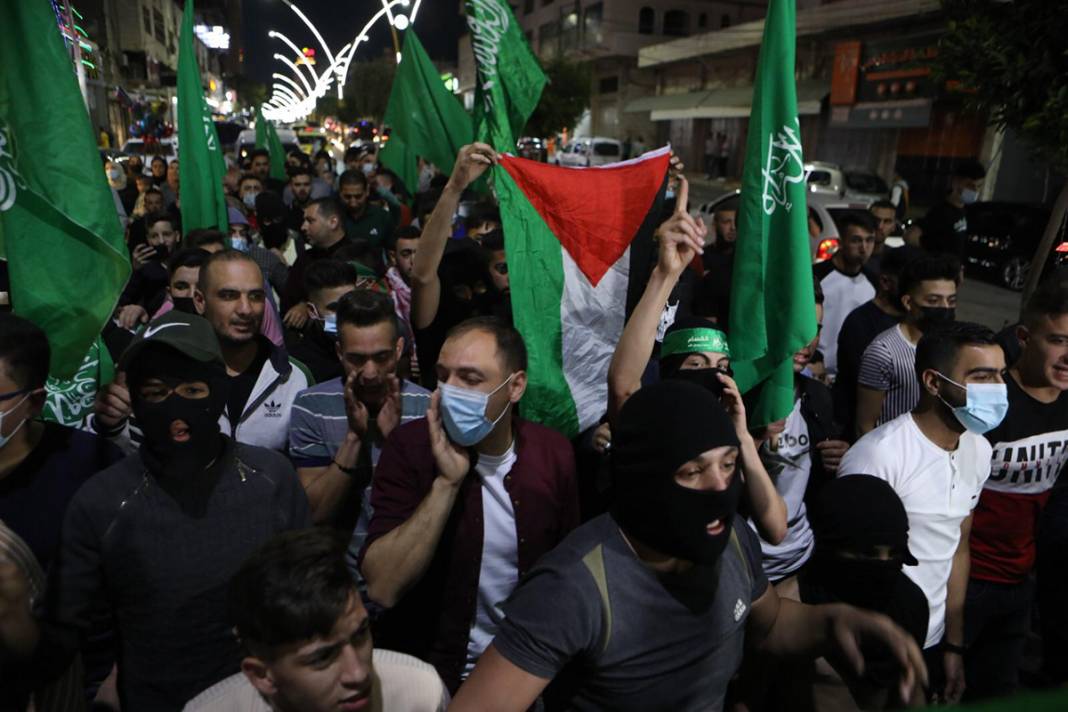 El Halil'de Gazze protestosu 1