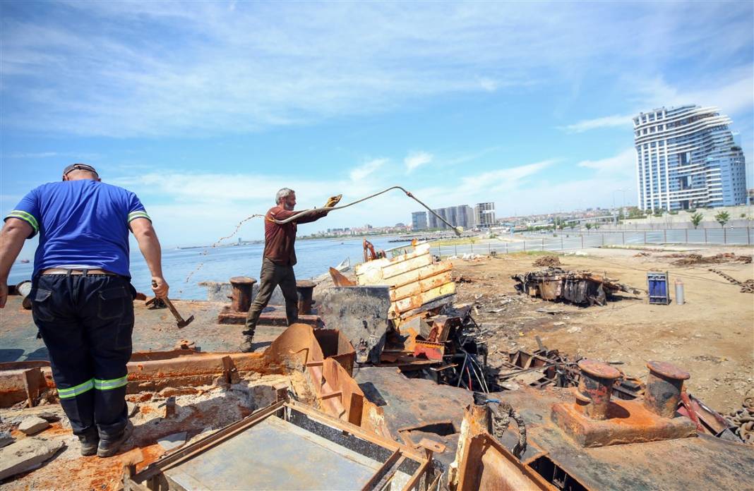 4 ayın ardından son parça da denizden çıkarıldı 4