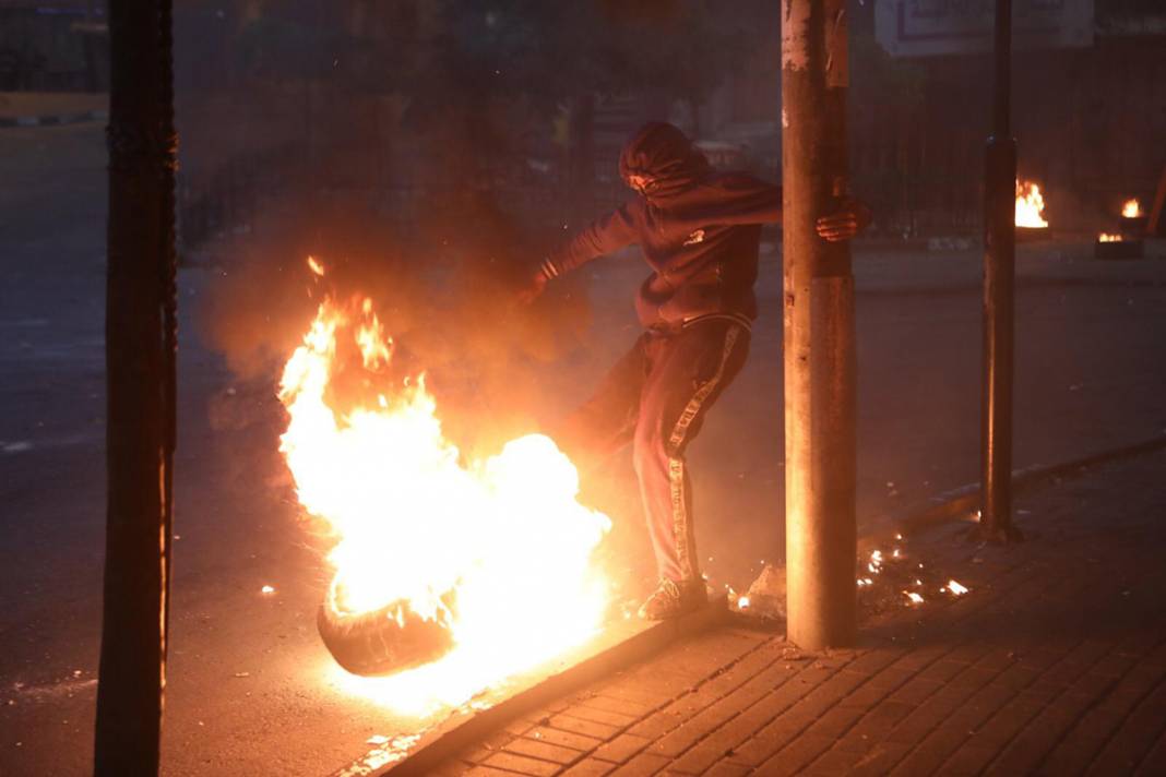 El Halil'de Gazze protestosu 5