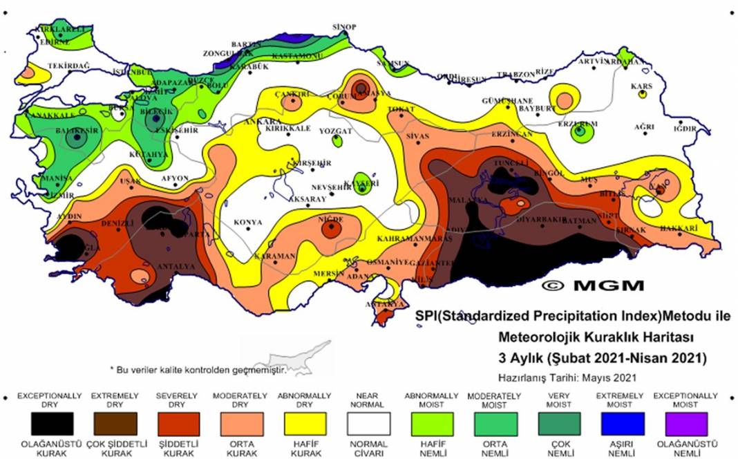 Ülkece yanıyoruz tek normal Marmara 7
