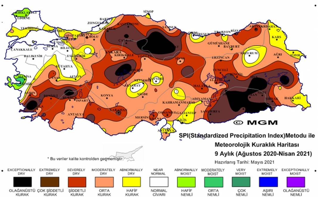 Ülkece yanıyoruz tek normal Marmara 9