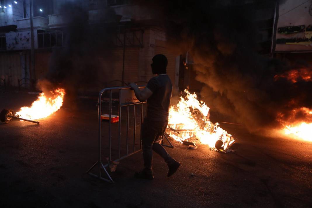 El Halil'de Gazze protestosu 9