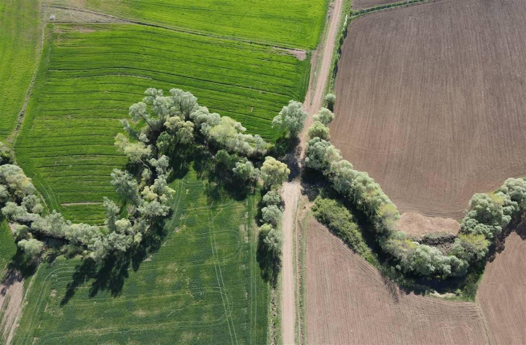 Akarsu ile bütünleşip kıvrılıyor 4