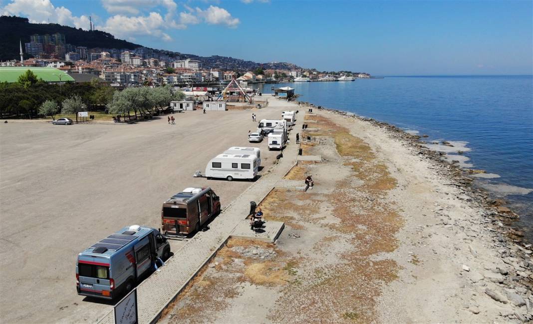 Milyonluk manzarada bedava tatil! Akın ettiler 4