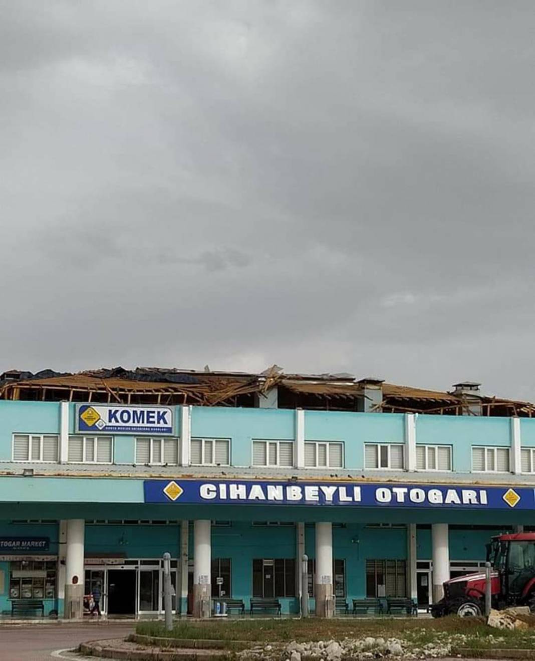 Yer: Konya! Böyle geldi, önüne geleni yuttu 5