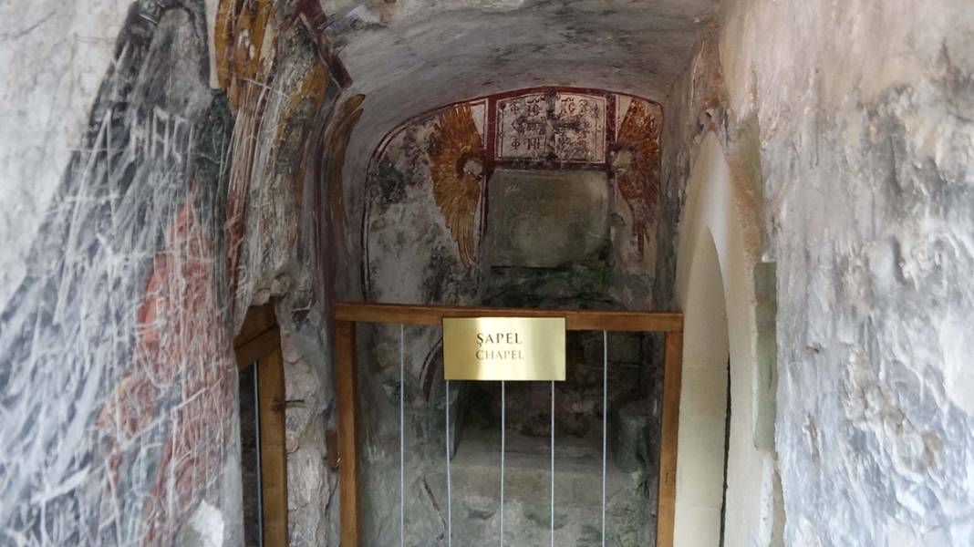 Sümela Manastırı'ndaki gizli mekanlar ziyarete açıldı 2