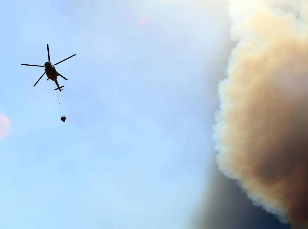 Rüzgar kışkırttı, müdahale yeniden başladı 1