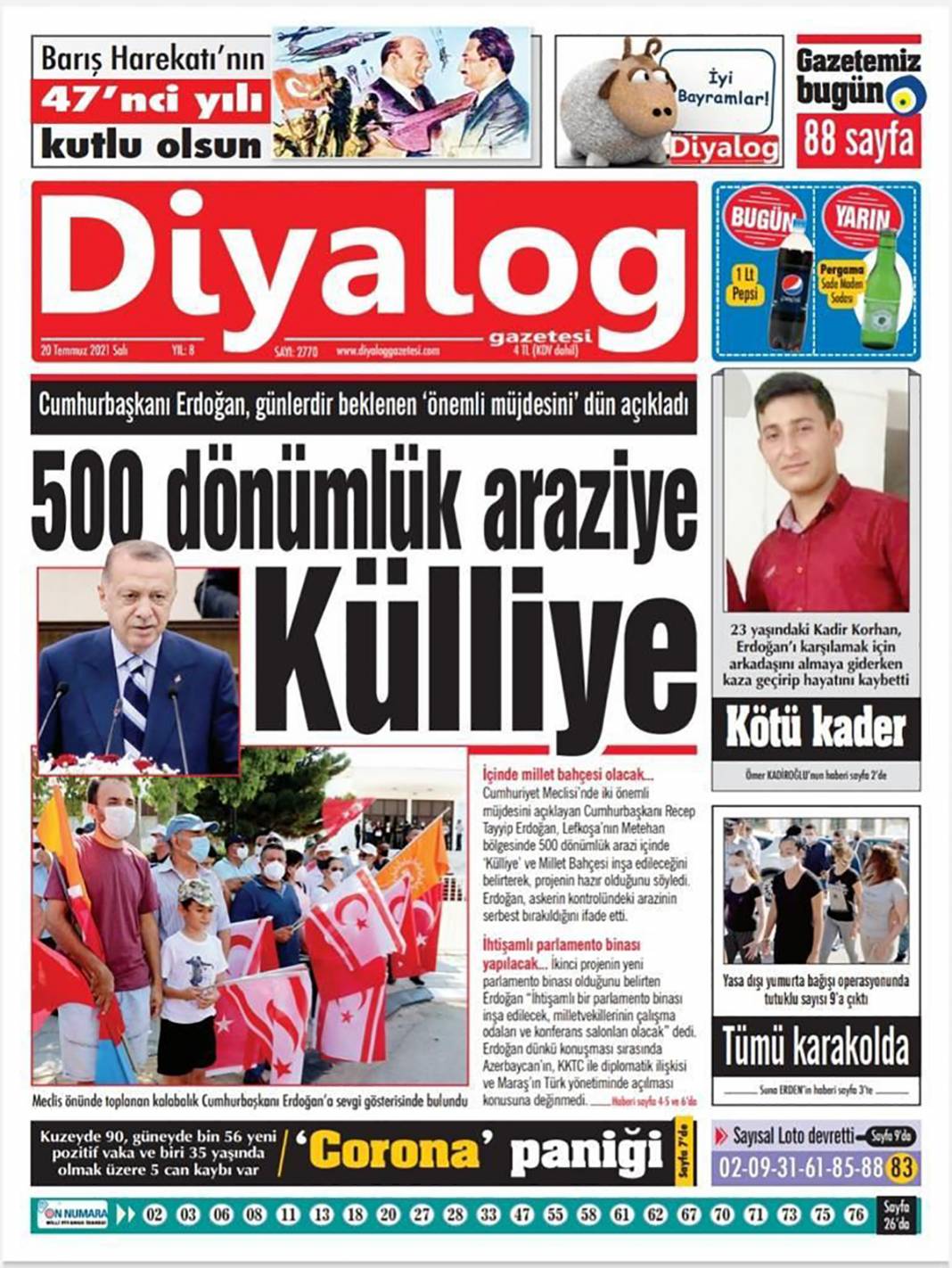 KKTC basını Erdoğan'ın açıklamalarını böyle karşıladı 4