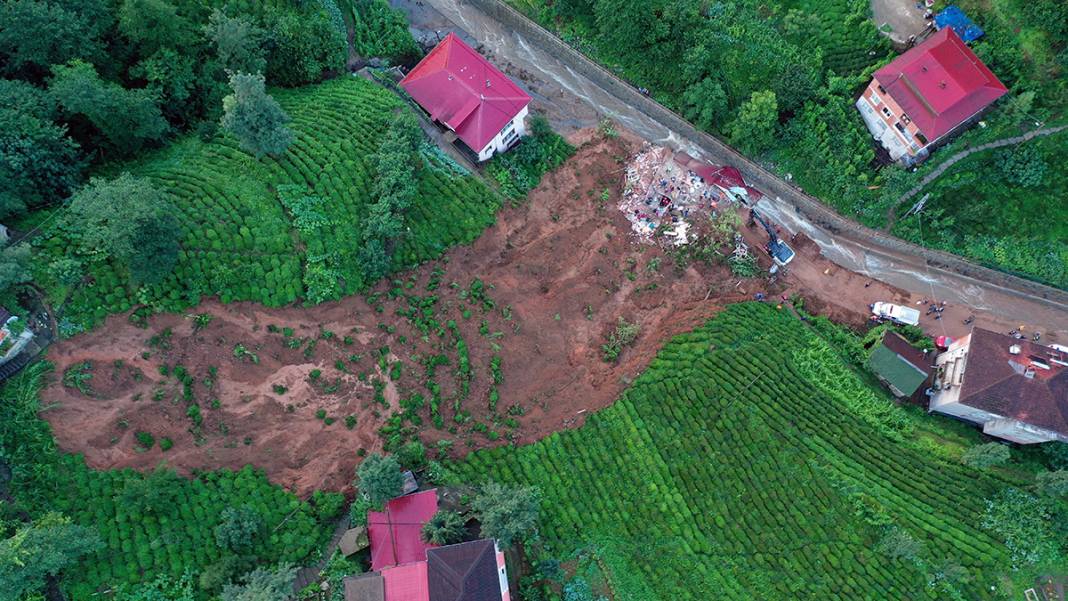 Rize'de hasarın boyutu gün ağarınca ortaya çıktı 5
