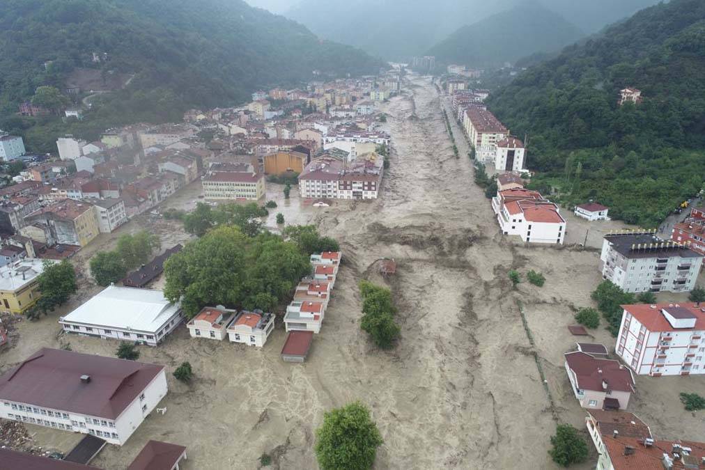 Kastamonu'da baraj yıkıldı Bozkurt ilçesi sular altında kaldı 24