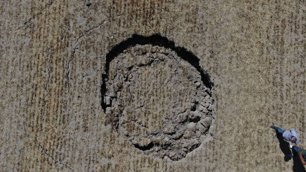 Konya'dan sonra şimdi de Ankara'da: Bölge halkını korkutan obruk 3