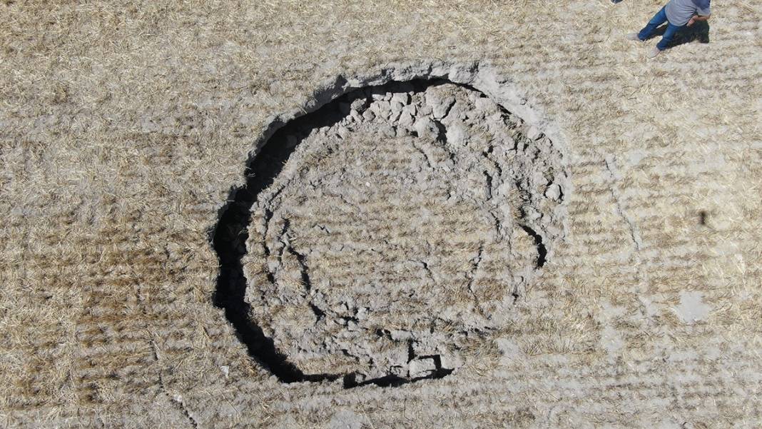 Konya'dan sonra şimdi de Ankara'da: Bölge halkını korkutan obruk 6