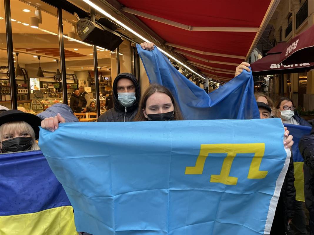 İstanbul'da protesto: Putin, ellerini Ukrayna'dan çek 9