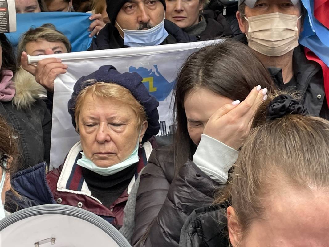 İstanbul'da protesto: Putin, ellerini Ukrayna'dan çek 1