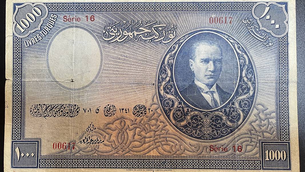 Türkiye'nin en değerli banknotu açık artırmada! Açılış fiyatı 800 bin lira 1