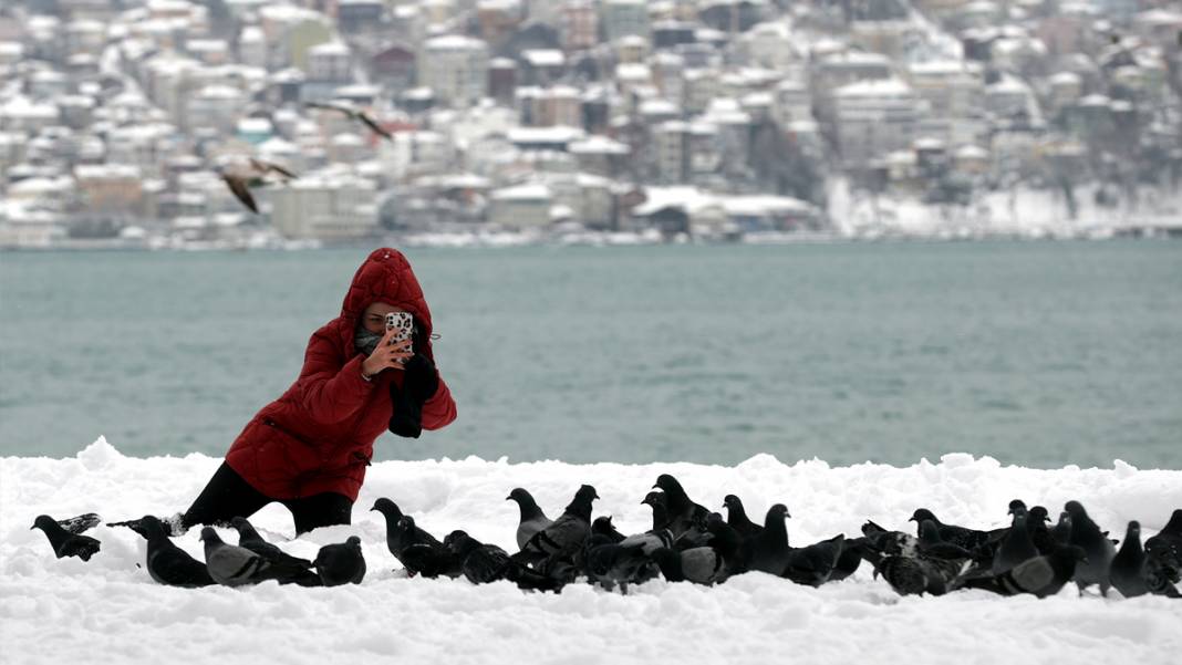 İstanbul kartpostal gibi: Kent sakinleri karın keyfini çıkardı 1