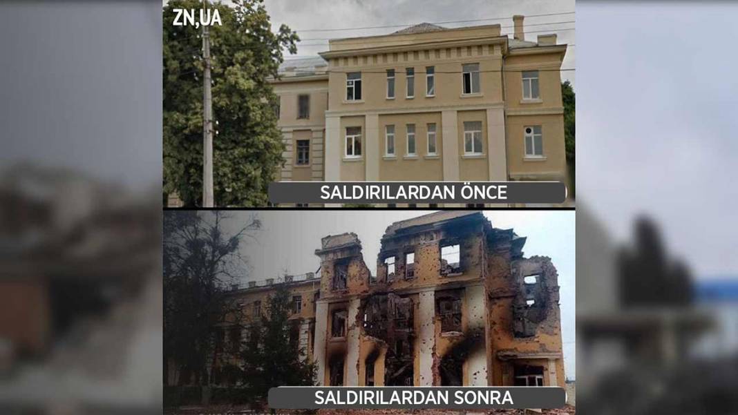 Ukrayna meydanlarının Rus saldırısı öncesi ve sonrası durumu 6