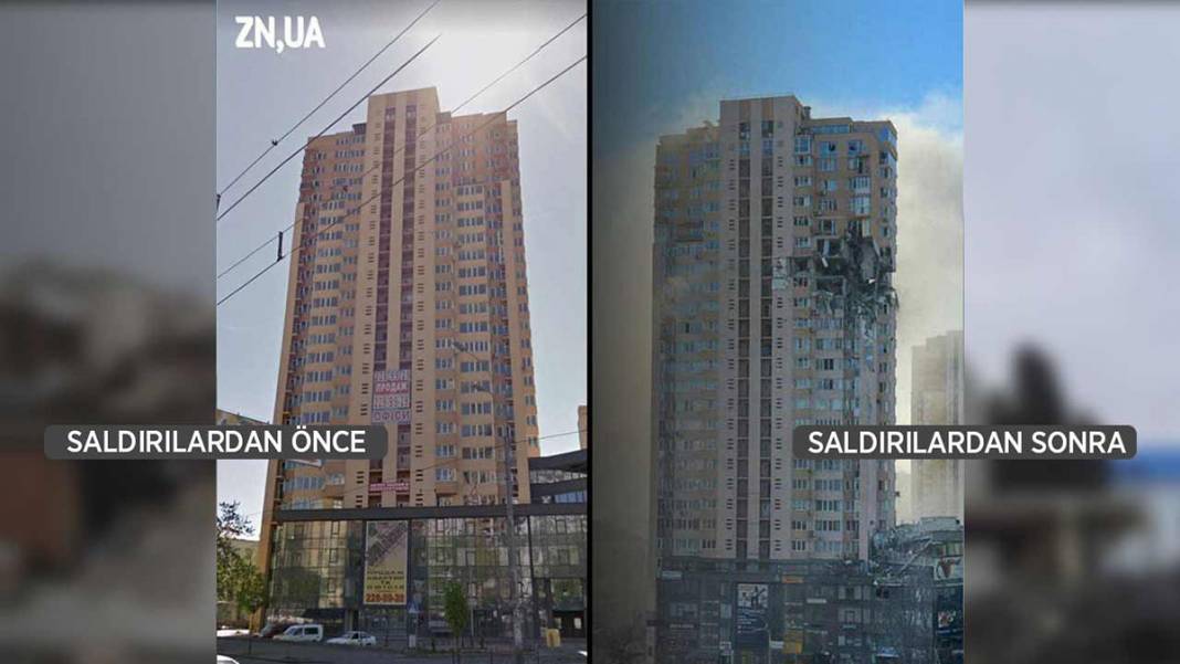 Ukrayna meydanlarının Rus saldırısı öncesi ve sonrası durumu 7