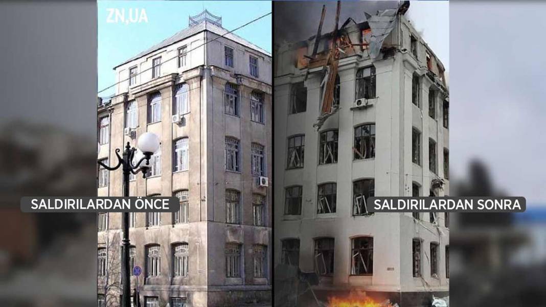 Ukrayna meydanlarının Rus saldırısı öncesi ve sonrası durumu 4