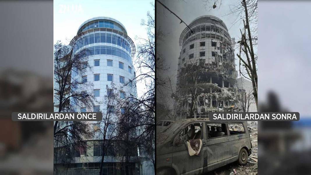 Ukrayna meydanlarının Rus saldırısı öncesi ve sonrası durumu 2