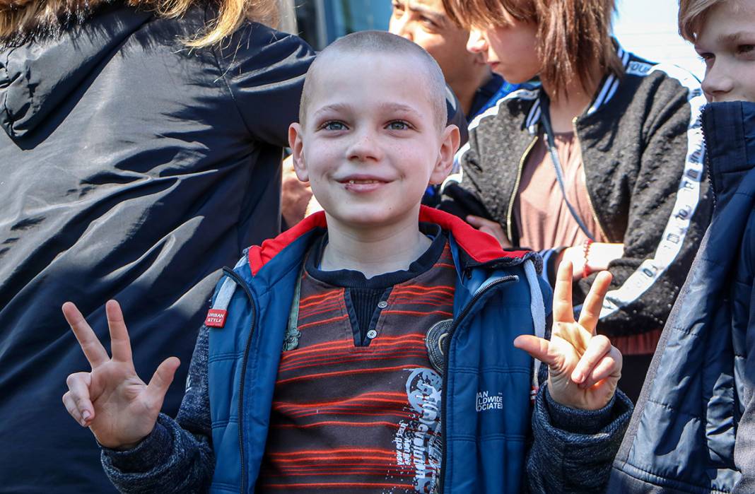 Ukrayna'dan tahliye edilen yetim çocuklar Türkiye'de 2