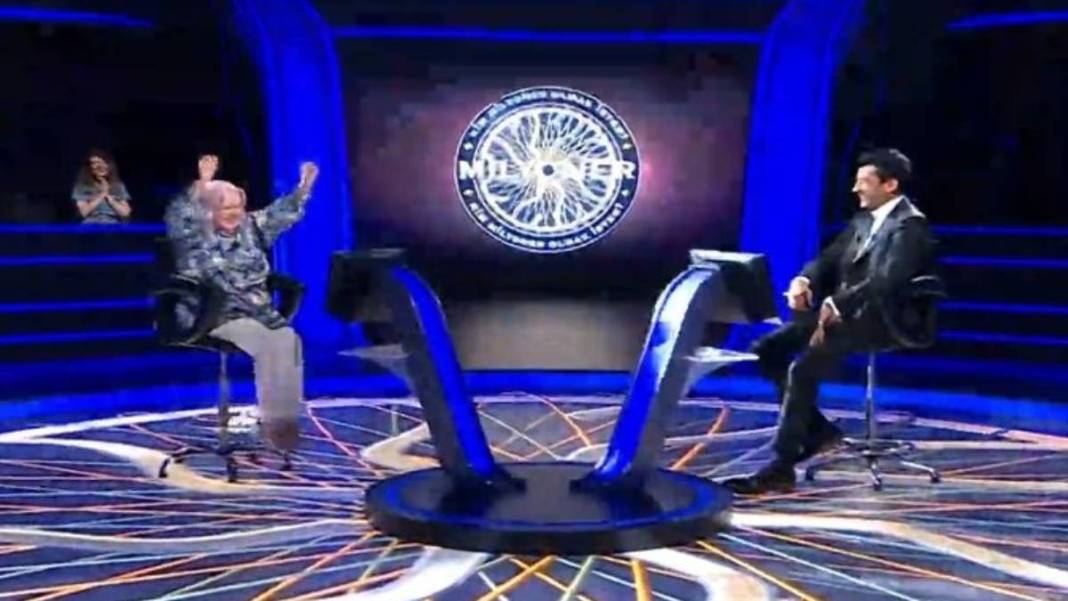 Kim Milyoner Olmak İster'e katılan 55 yaşındaki Leyla Hanım herkesi kahkahaya boğdu! Her soruda koltuğundan zıpladı 4