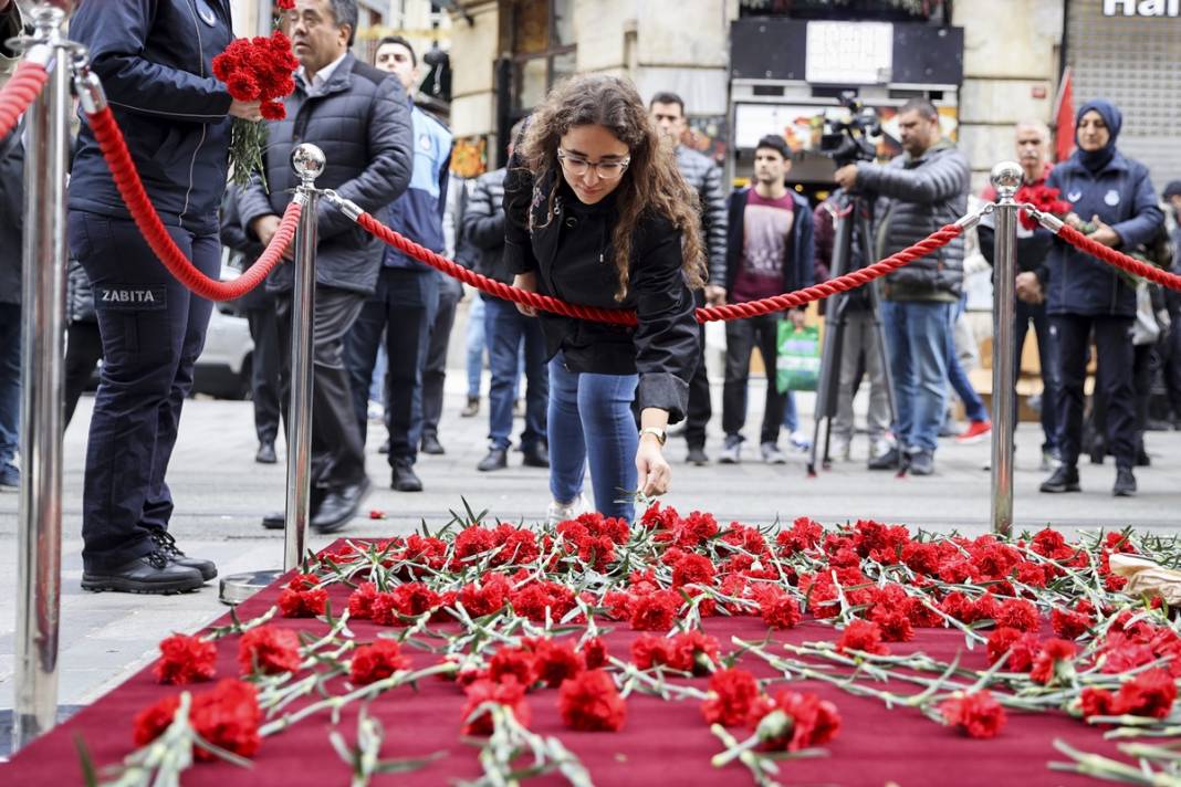 İstiklal Caddesi'ndeki terör saldırısında hayatını kaybedenler anılıyor 2