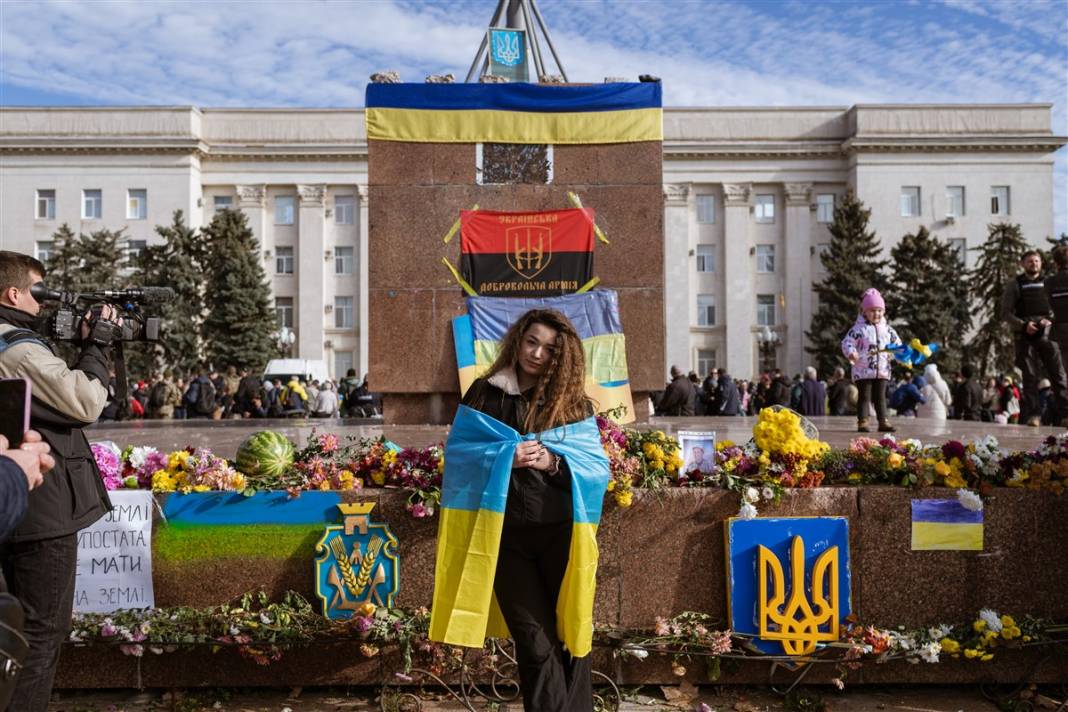 Zelenskiy'den zafer tebessümü: Herson'da kutlamalar devam ediyor 9