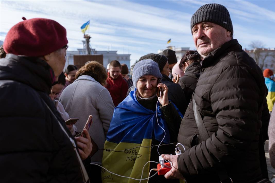 Zelenskiy'den zafer tebessümü: Herson'da kutlamalar devam ediyor 7
