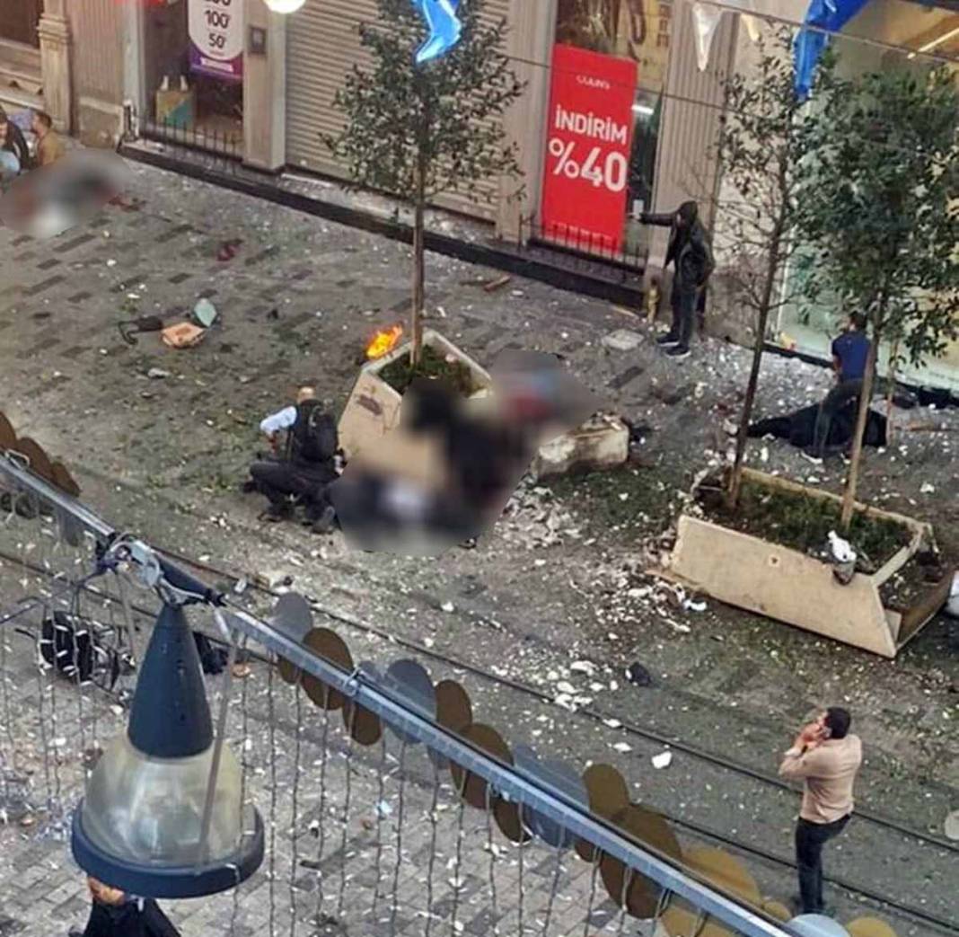 İstiklal Caddesi'ndeki patlamadan kahreden fotoğraf kareleri 20