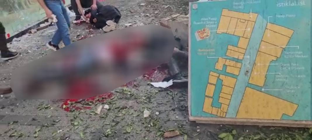 İstiklal Caddesi'ndeki patlamadan kahreden fotoğraf kareleri 10
