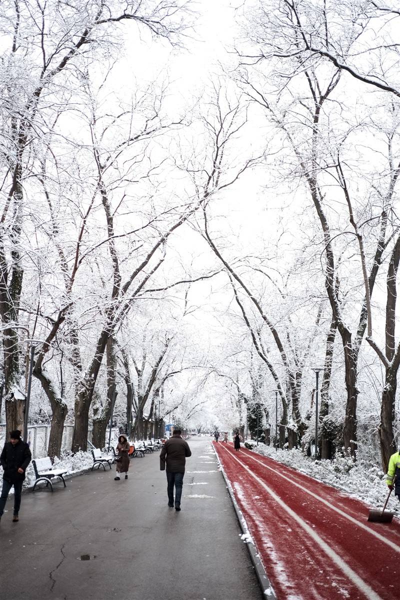 Ankara güne bembeyaz uyandı! Kar yağışı gün boyu devam edecek 32