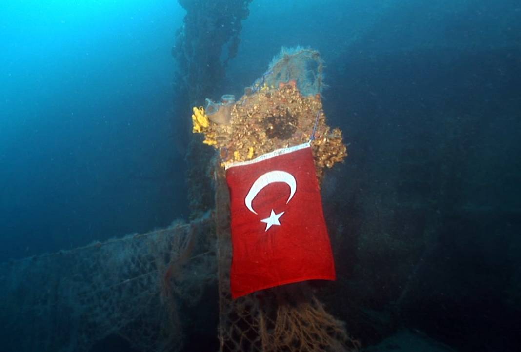 Çanakkale Savaşı'ndan kalıntılar görüntülendi: 108 yıllık batık gemiler 8