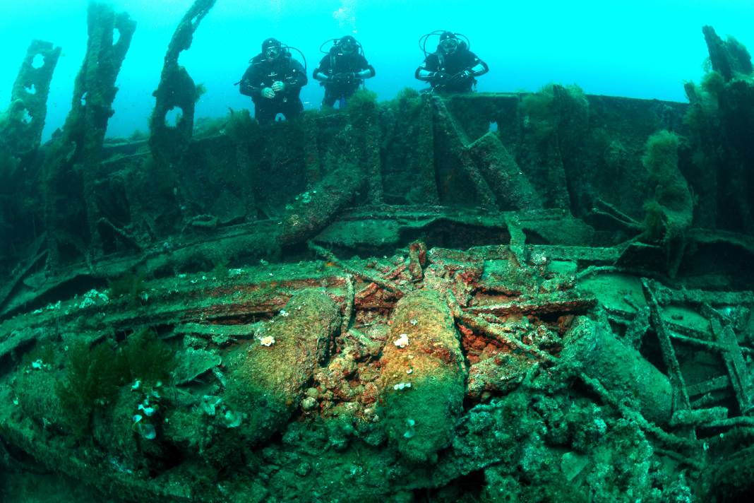 Çanakkale Savaşı'ndan kalıntılar görüntülendi: 108 yıllık batık gemiler 17