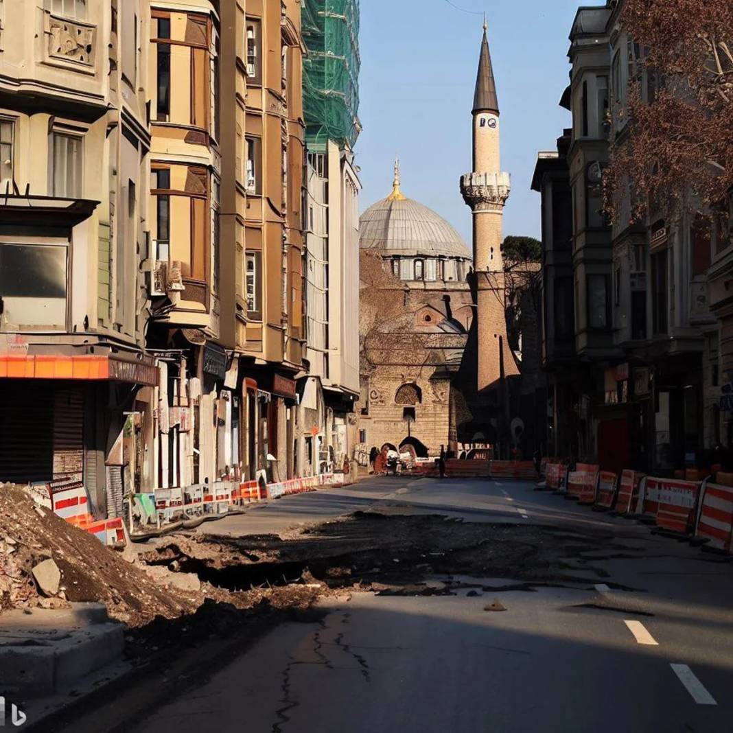 Yapay zeka İstanbul depremini çizdi: Tarihi yapılar ağır hasarlı, binalar enkaz olmuş! 28