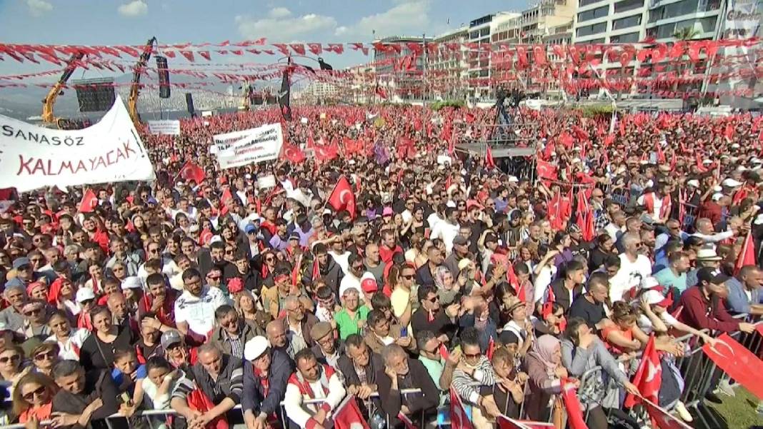 Altı liderden İzmir'de gövde gösterisi: Alan doldu taştı 11