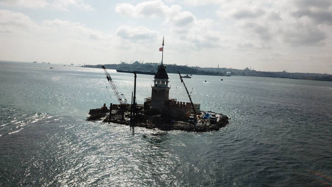 Açılışına günler kaldı: Kız Kulesi yeniden göründü 2