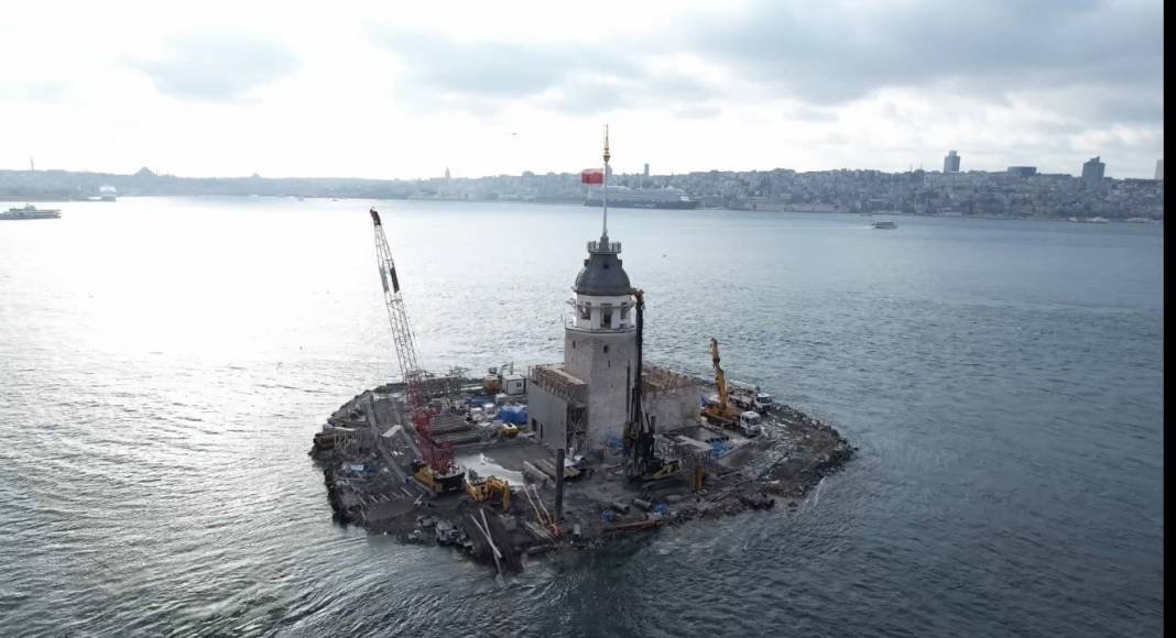 Açılışına günler kaldı: Kız Kulesi yeniden göründü 6