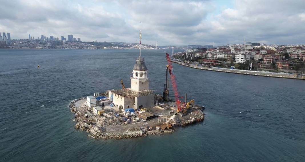 Açılışına günler kaldı: Kız Kulesi yeniden göründü 4