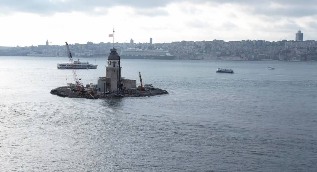 Açılışına günler kaldı: Kız Kulesi yeniden göründü 7