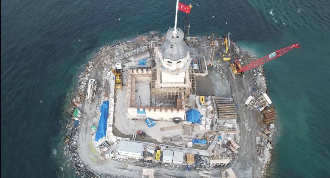 Açılışına günler kaldı: Kız Kulesi yeniden göründü 1