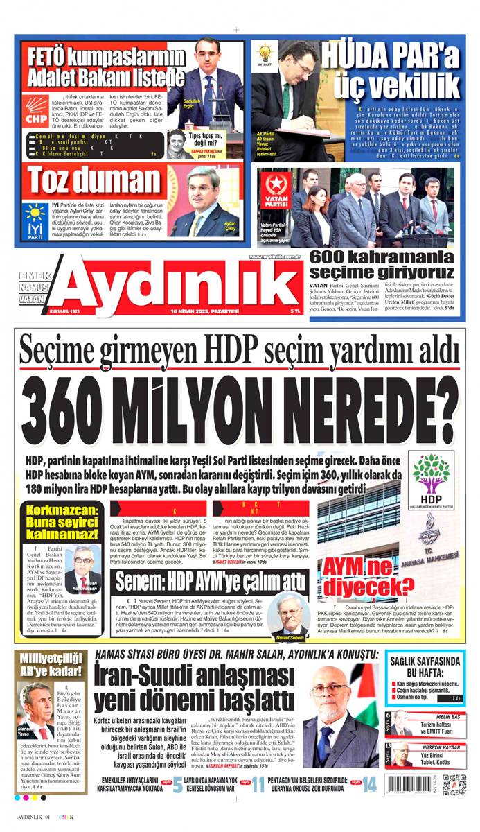 14 Mayıs seçiminde son viraj! Gazeteler aday listelerini nasıl gördü? 18