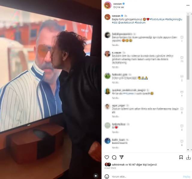 17 yıllık partnerini ekranda gören Özgür Ozan, hareketiyle herkesi kahkahaya boğdu! Mesut Komisere bir alt dudak... 4