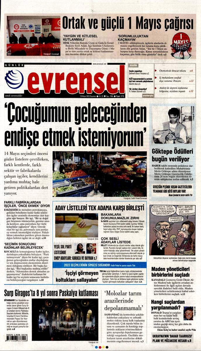 14 Mayıs seçiminde son viraj! Gazeteler aday listelerini nasıl gördü? 16