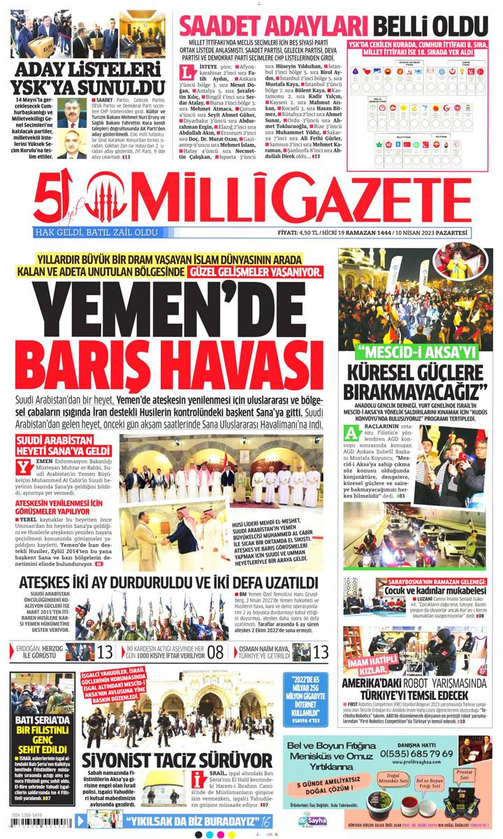 14 Mayıs seçiminde son viraj! Gazeteler aday listelerini nasıl gördü? 12